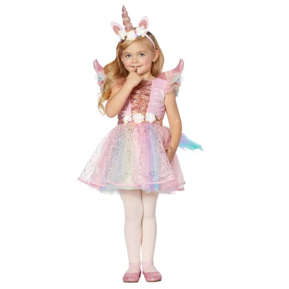 Spirit Pink and Multicolor Unicorn Halloween Costume for Kids